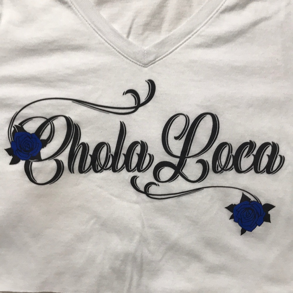 Chola Loca Crop Top💙 - Picture 1 of 4
